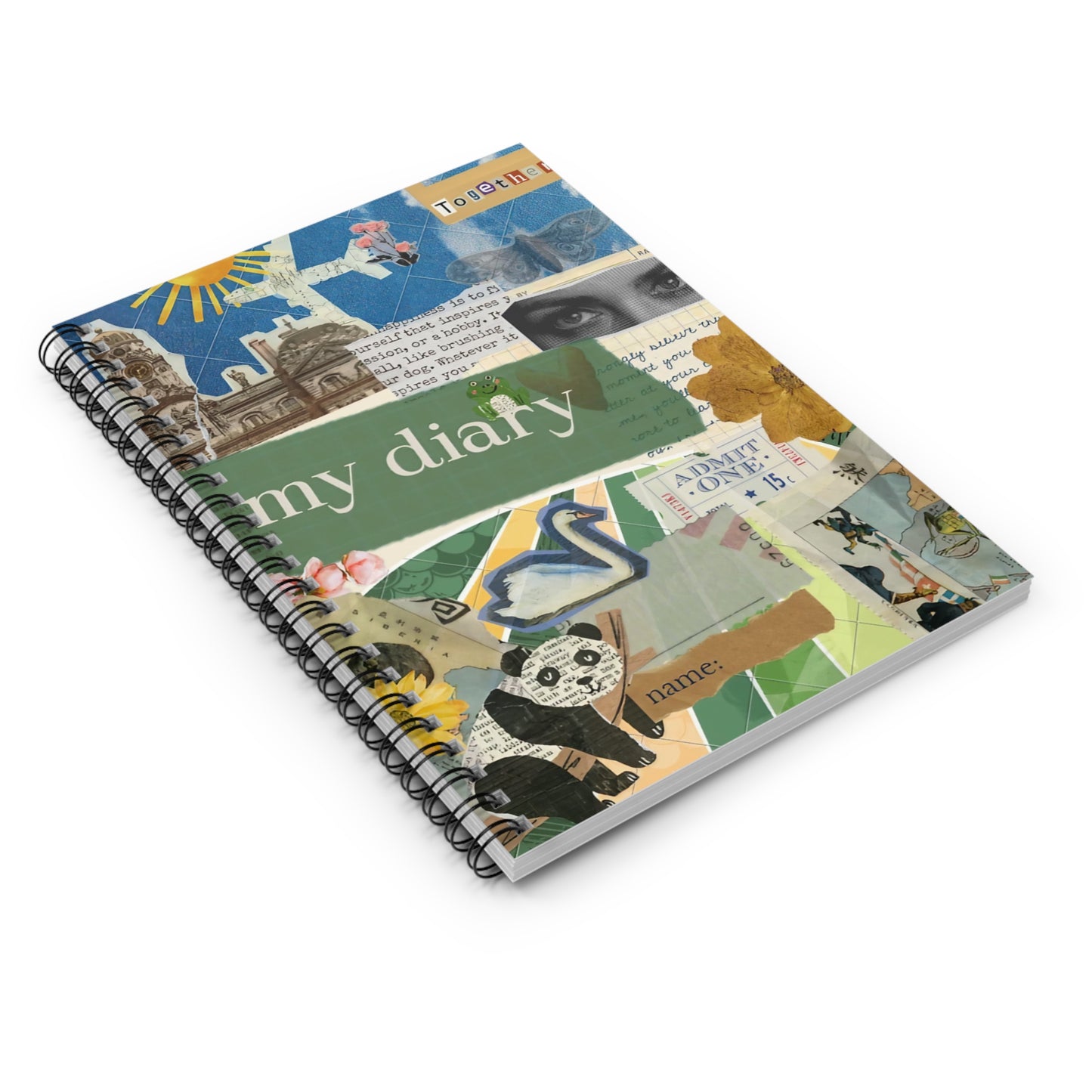 Spiral Notebook - Ruled Line my diary