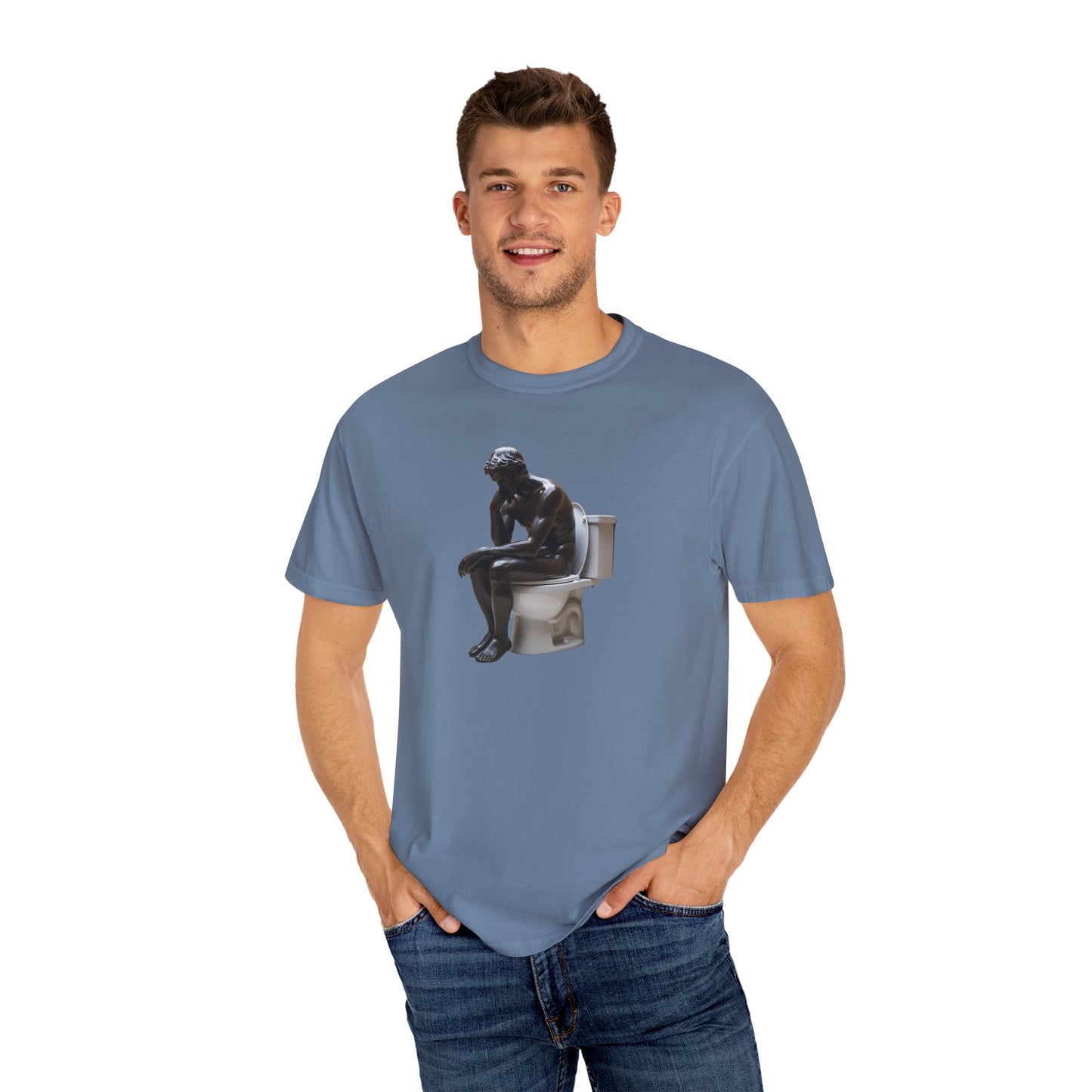 Unisex Garment-Dyed T-shirt the thinking man