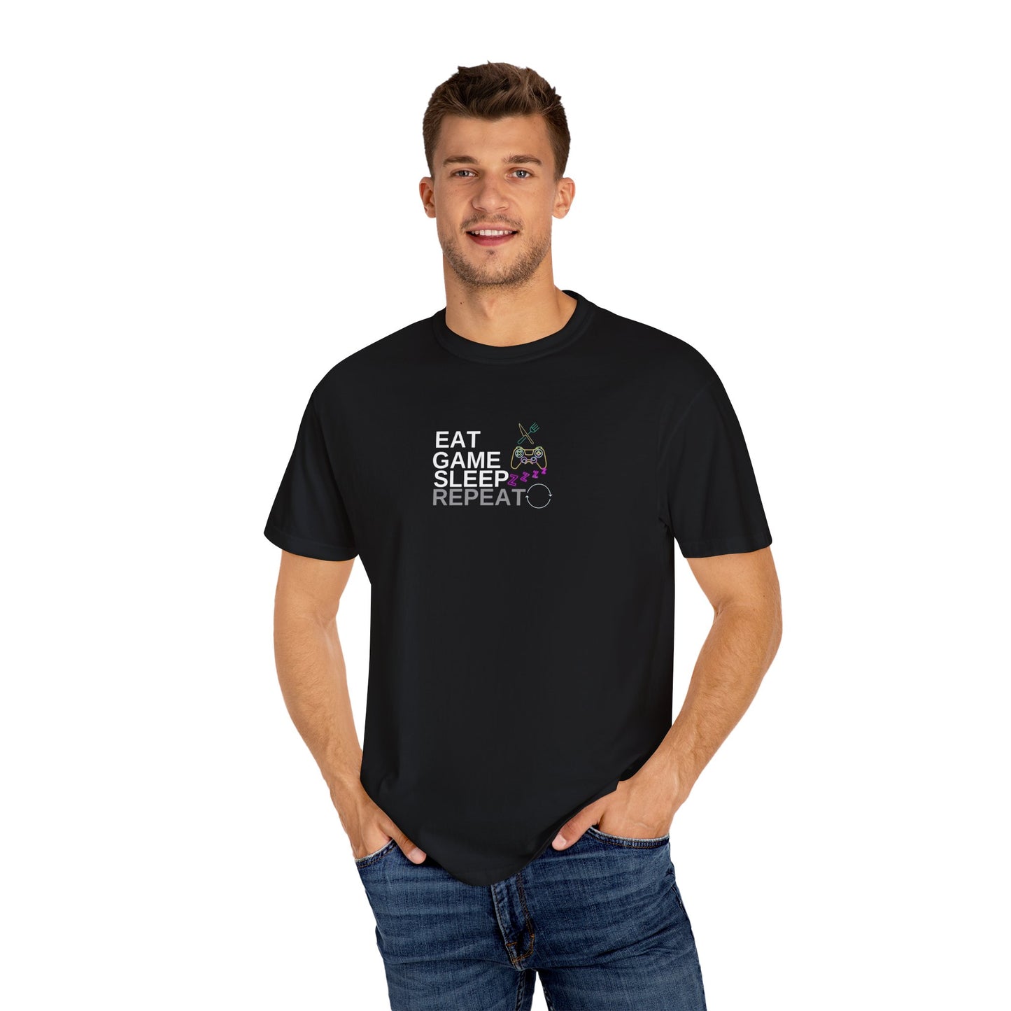 eat game sleep repeat T-shirt