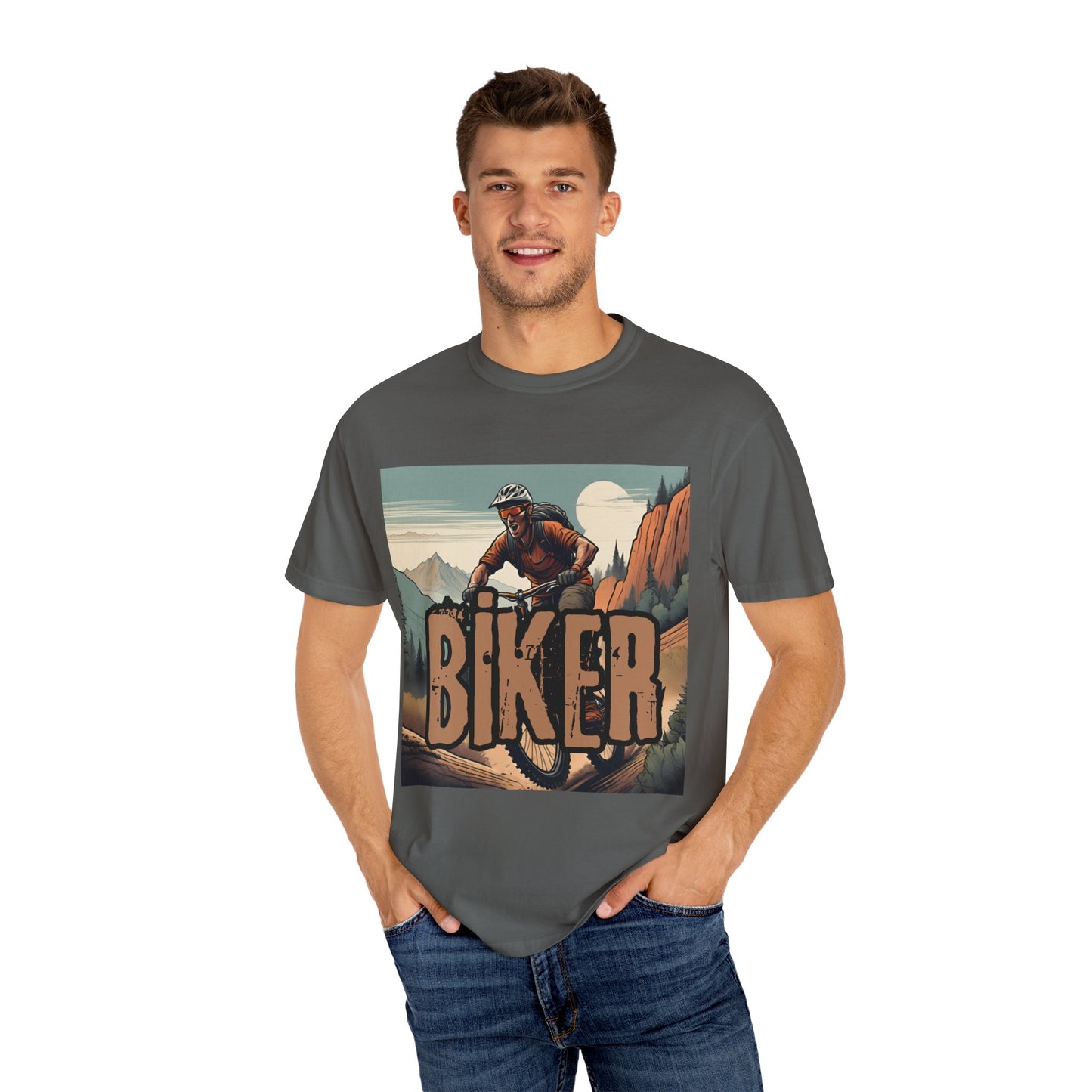 Unisex Garment-Dyed Cyclist T-shirt