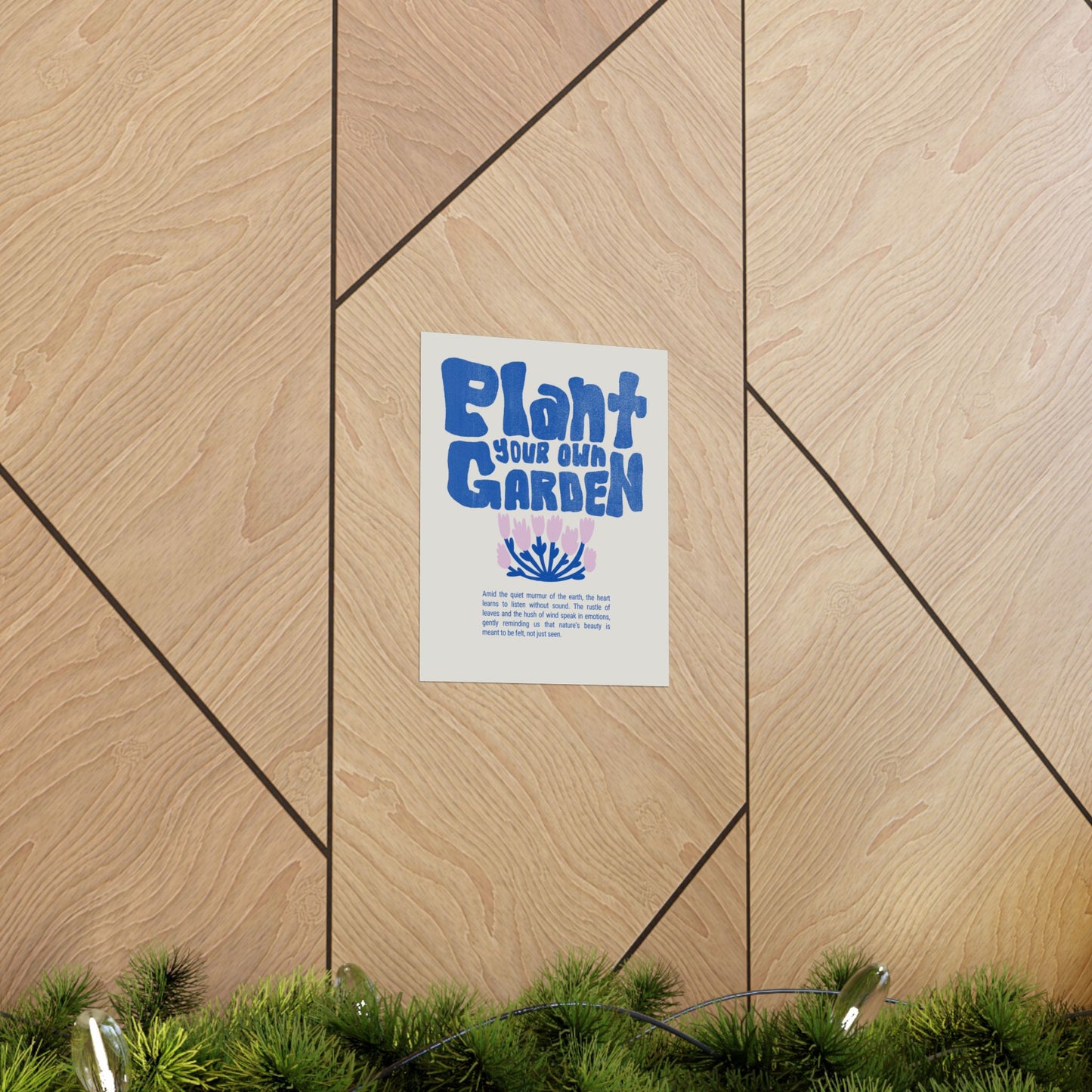 Plant your own garden Poster