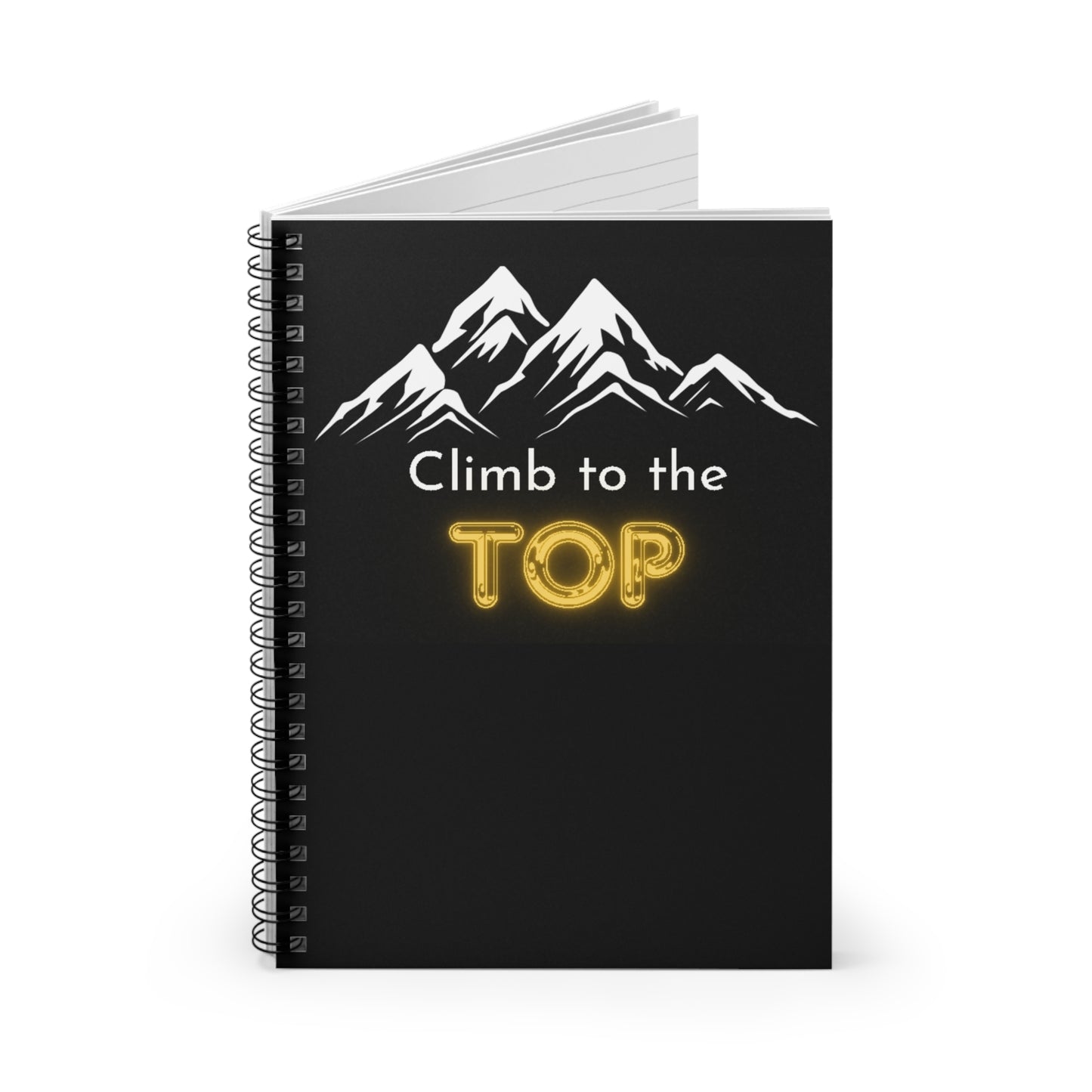 Spiral Notebook With Motivational Message - Ruled Line