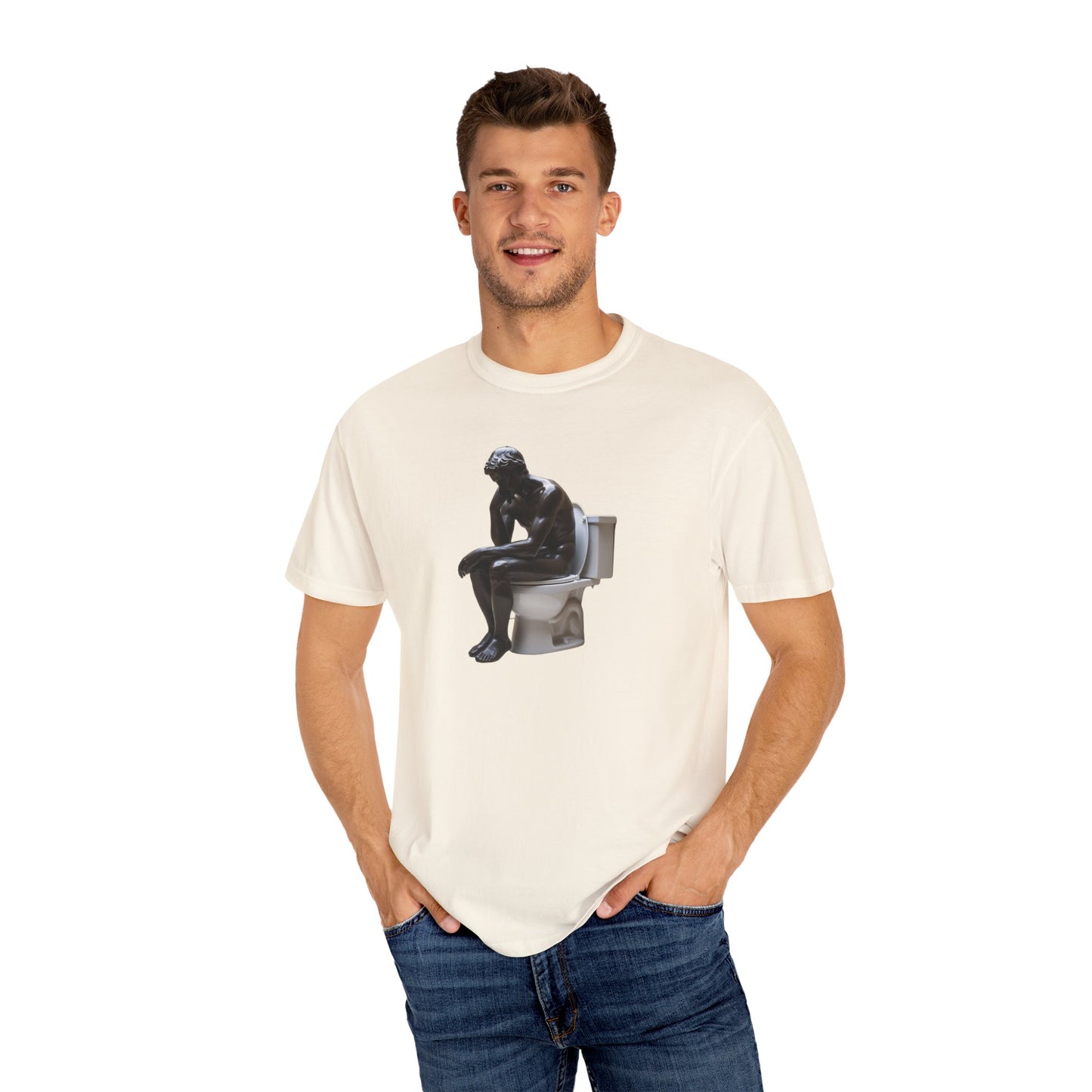 Unisex Garment-Dyed T-shirt the thinking man