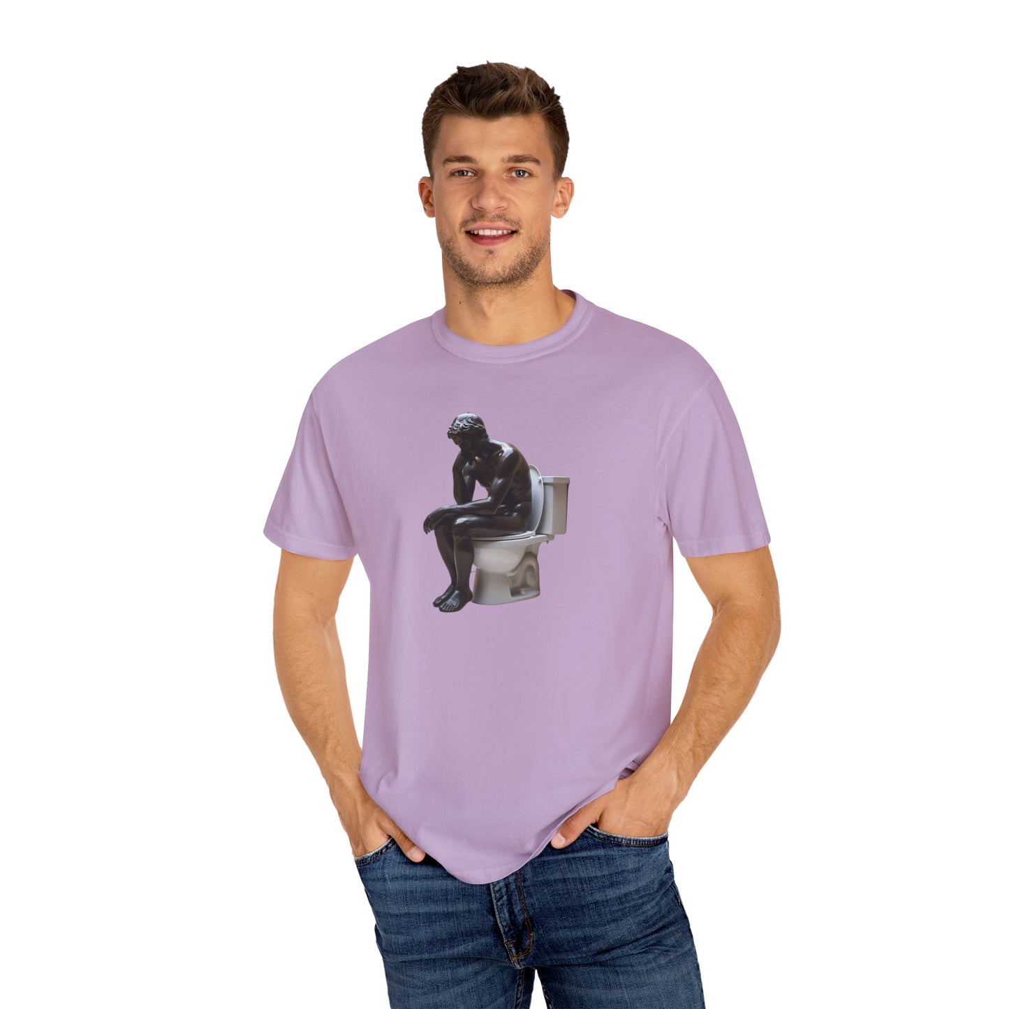 Unisex Garment-Dyed T-shirt the thinking man
