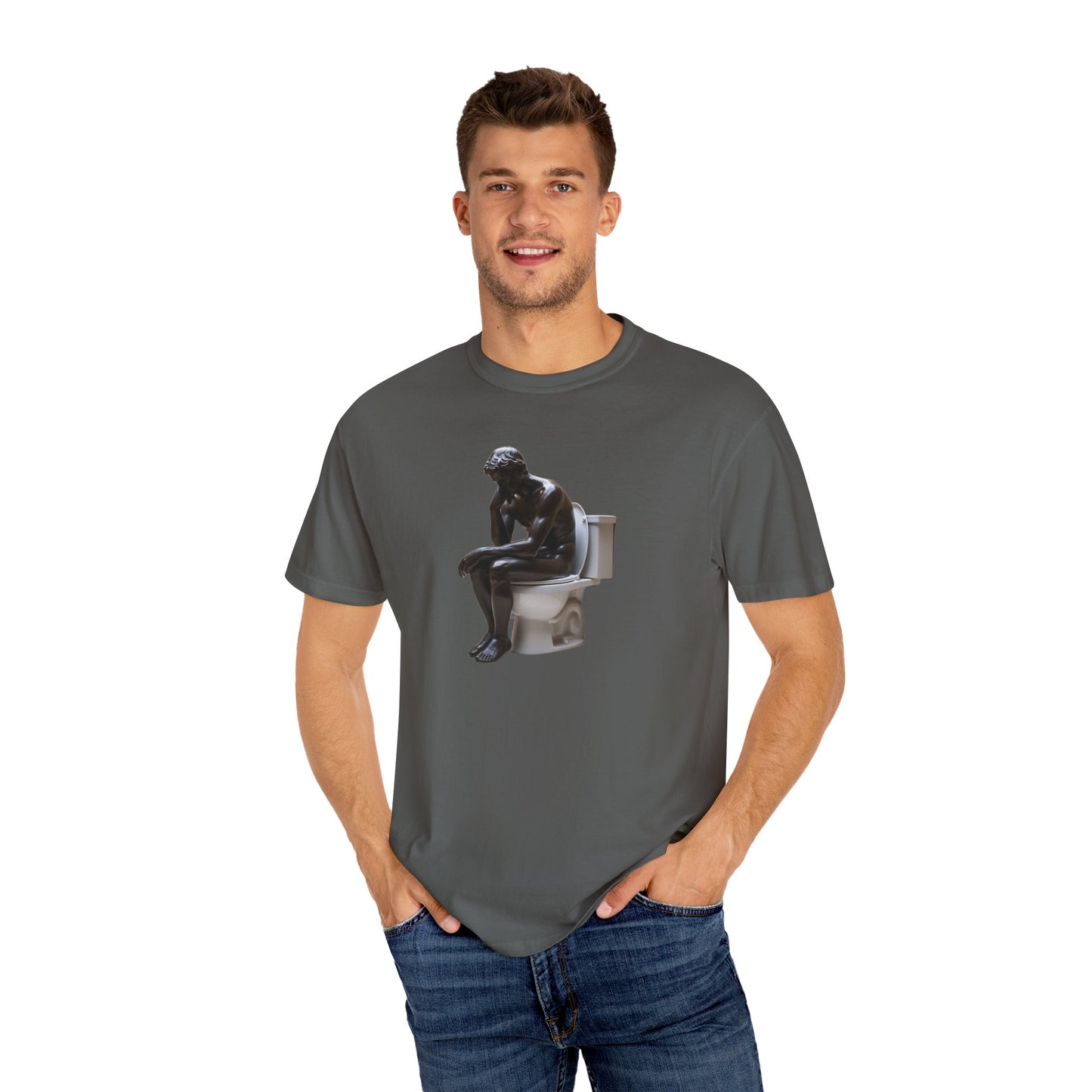 Unisex Garment-Dyed T-shirt the thinking man