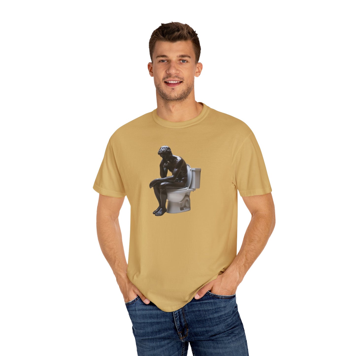 Unisex Garment-Dyed T-shirt the thinking man