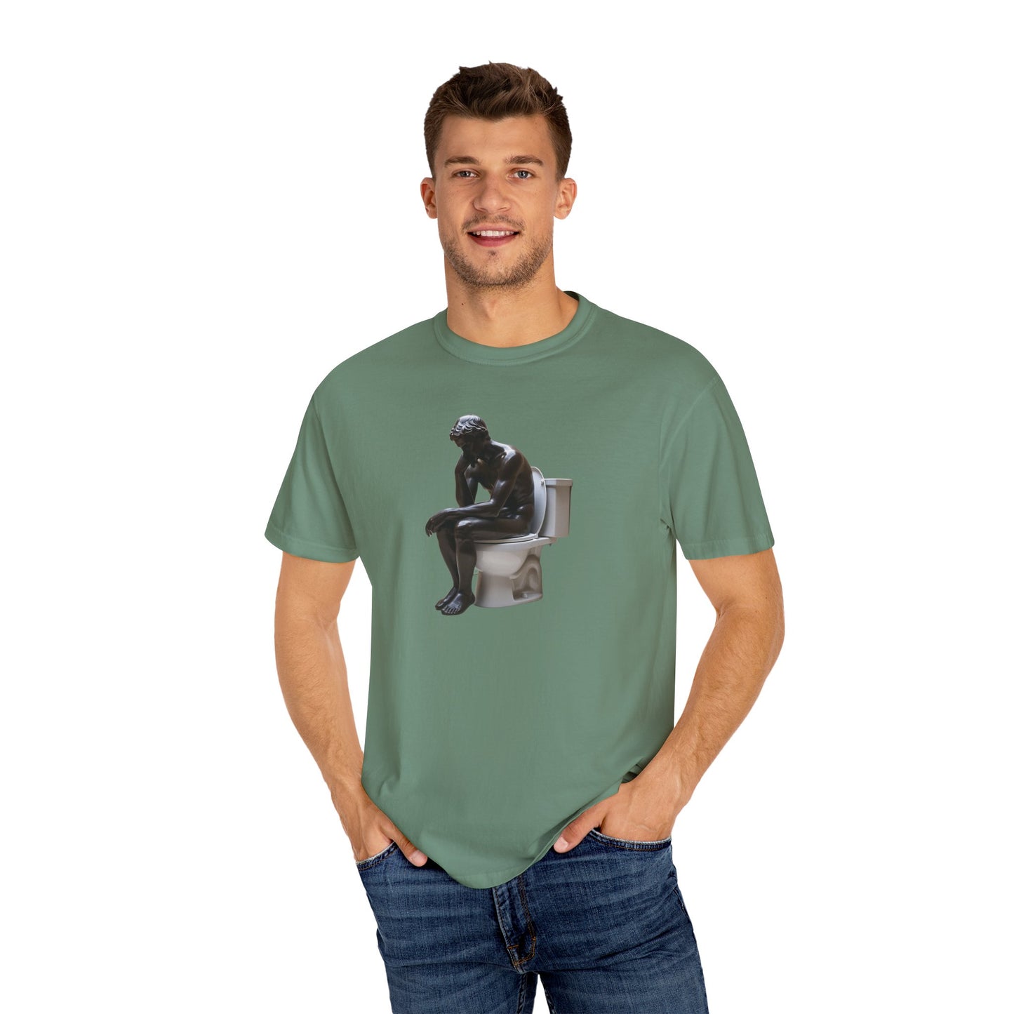 Unisex Garment-Dyed T-shirt the thinking man