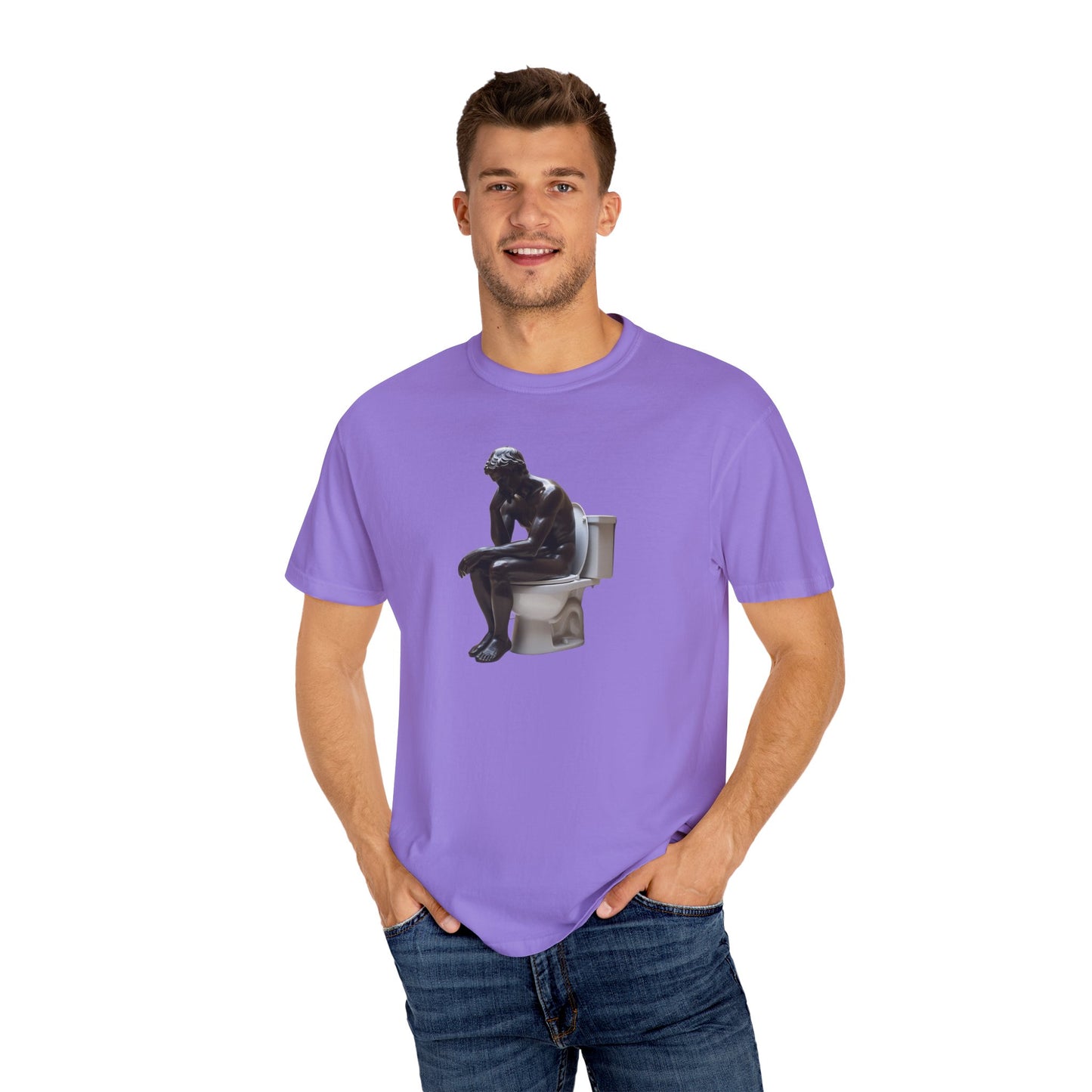 Unisex Garment-Dyed T-shirt the thinking man