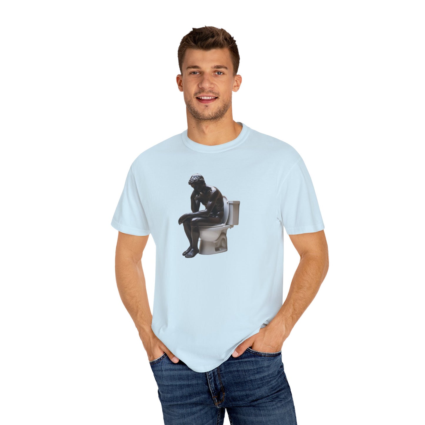 Unisex Garment-Dyed T-shirt the thinking man