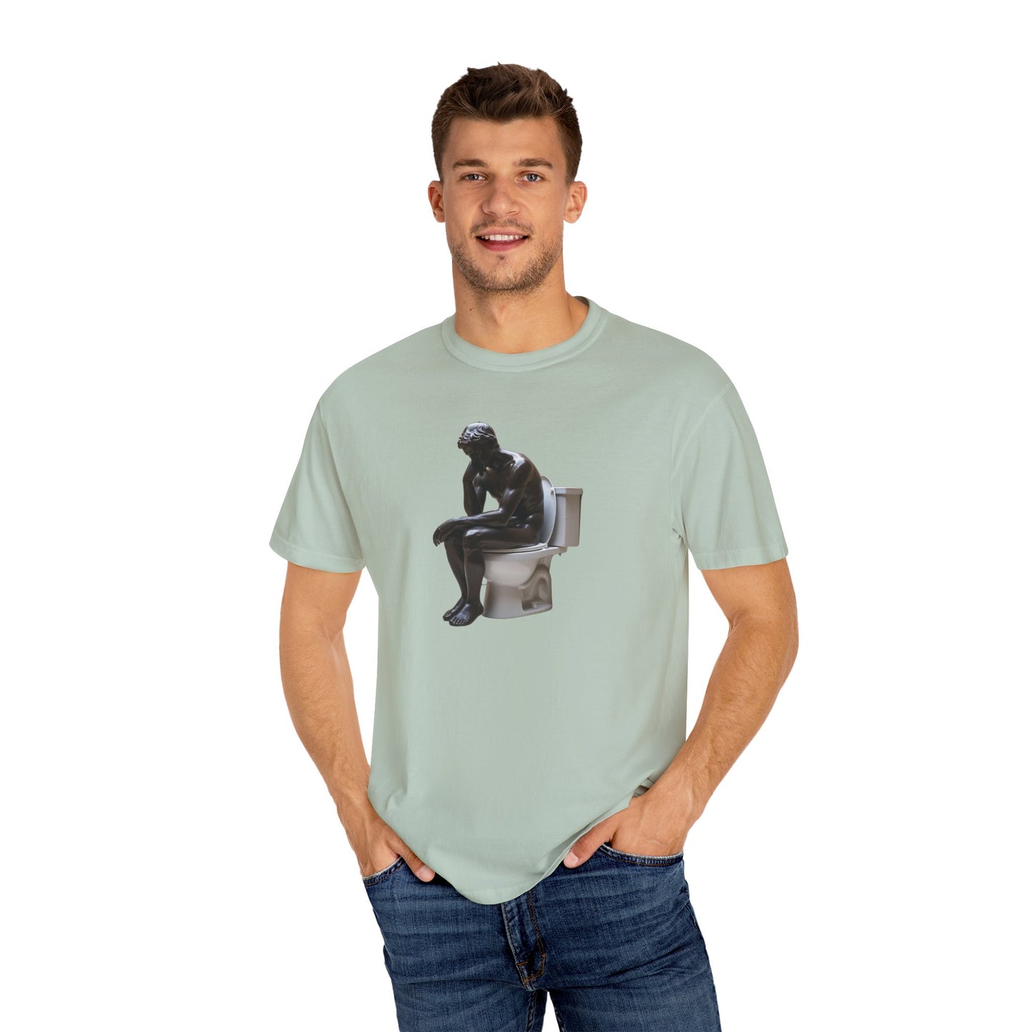 Unisex Garment-Dyed T-shirt the thinking man
