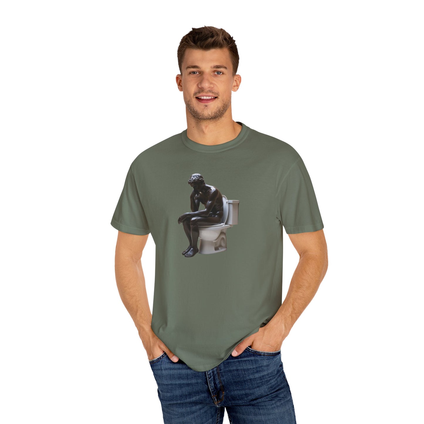 Unisex Garment-Dyed T-shirt the thinking man