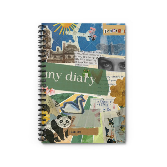 Spiral Notebook - Ruled Line my diary
