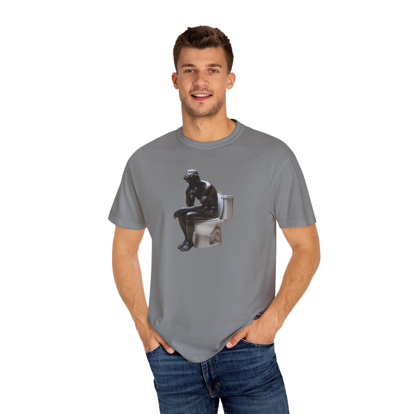Unisex Garment-Dyed T-shirt the thinking man