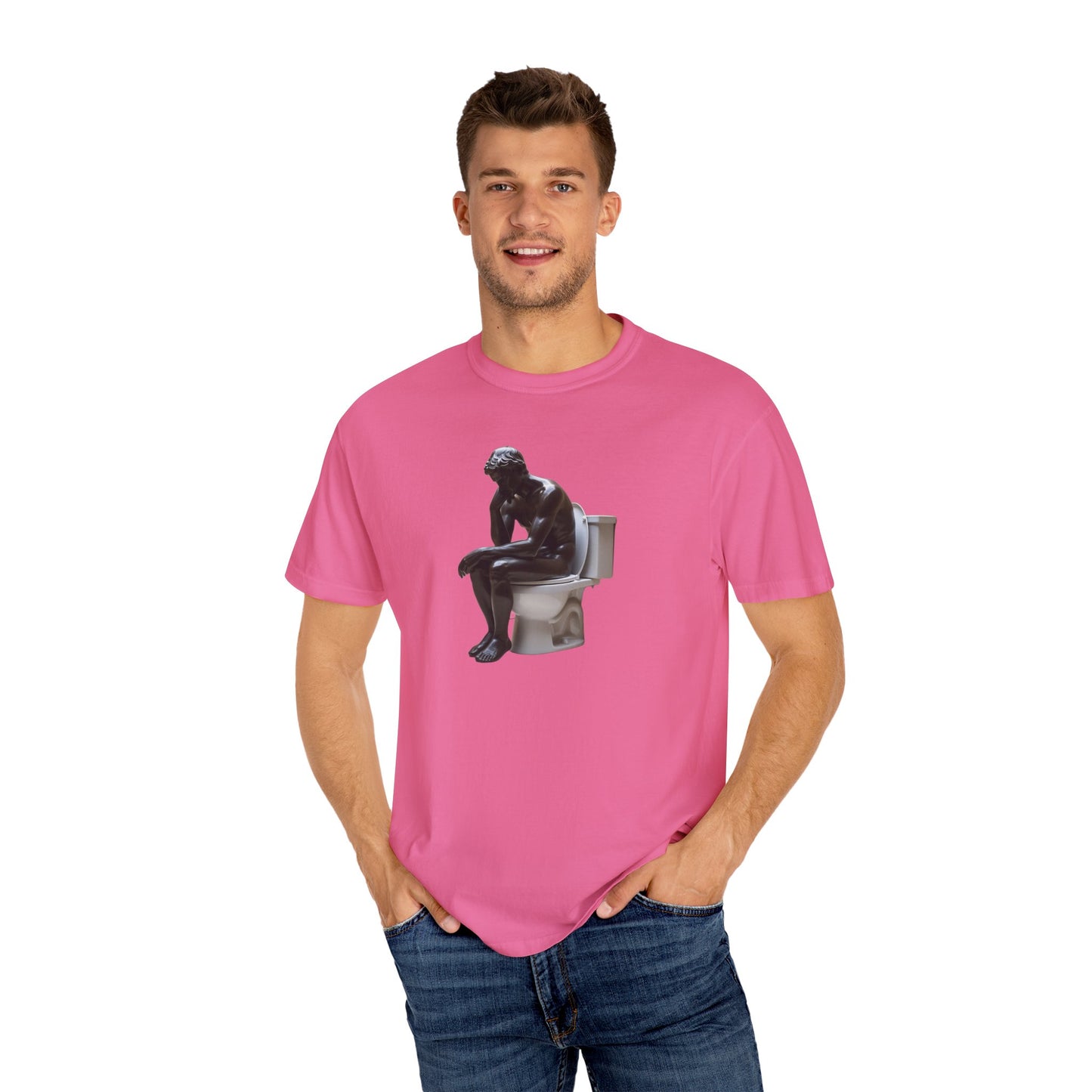 Unisex Garment-Dyed T-shirt the thinking man