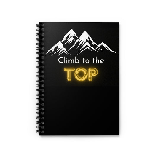 Spiral Notebook With Motivational Message - Ruled Line